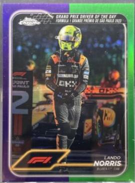 Lando Norris [Purple Green Refractor] #178