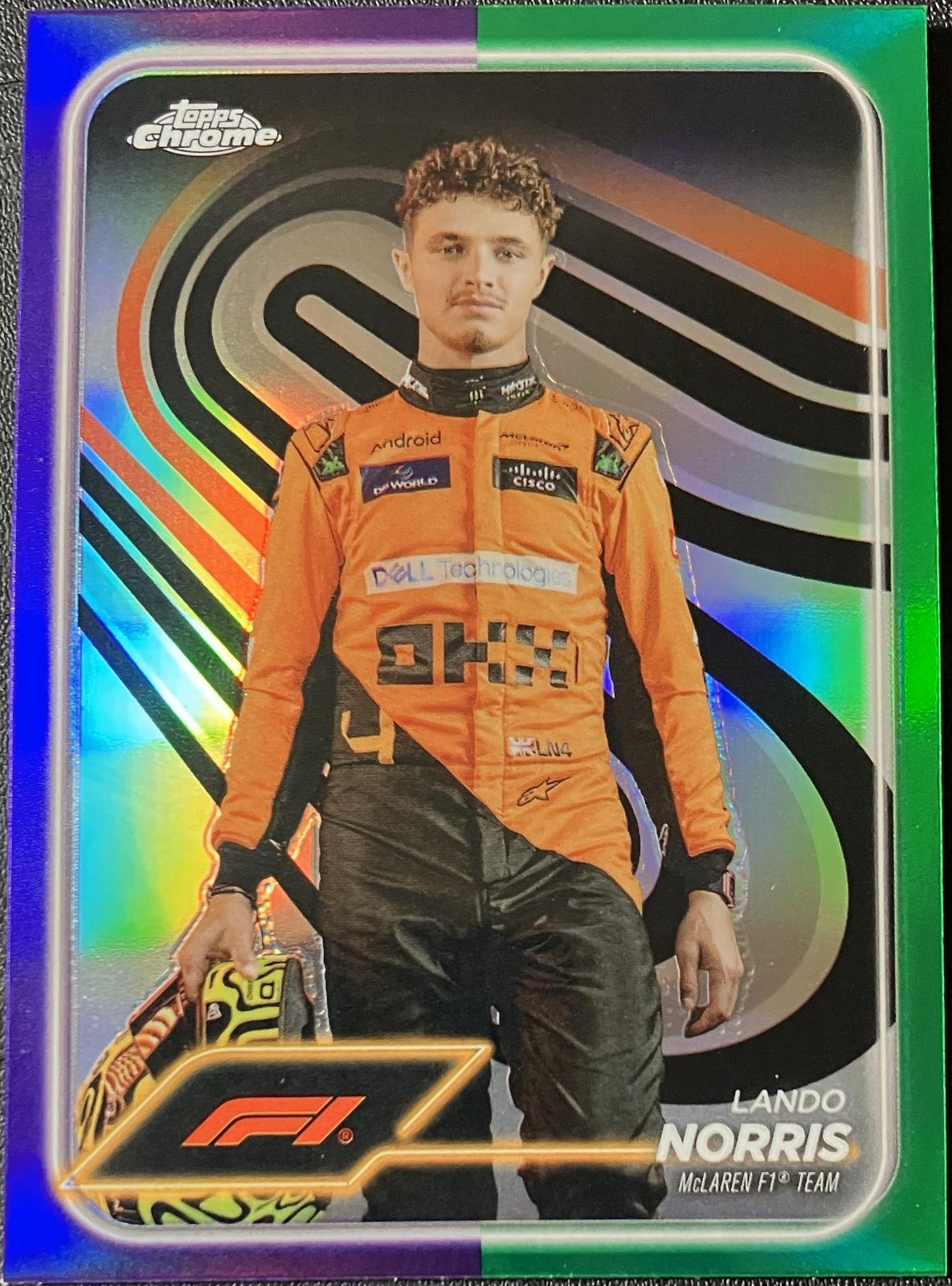 Lando Norris [Purple Green Refractor] #7