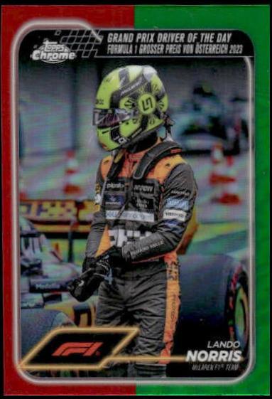 Lando Norris [Red Green Refractor] #167