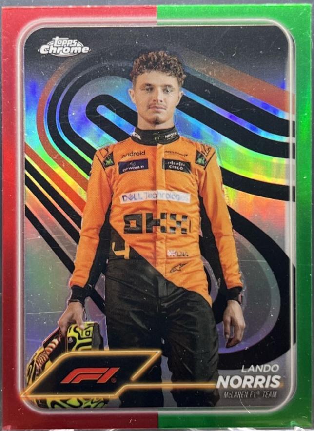 Lando Norris [Red Green Refractor] #7
