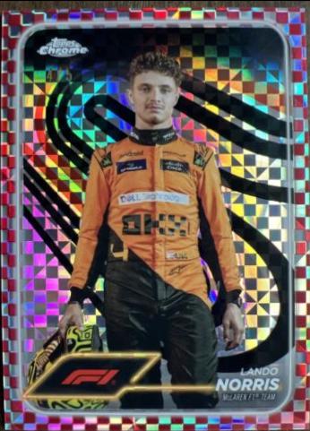 Lando Norris [Red Refractor] #7