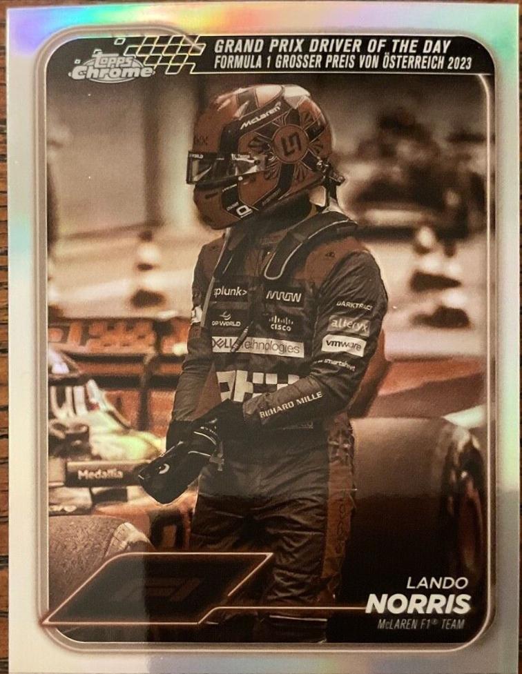 Lando Norris [Sepia Refractor] #167