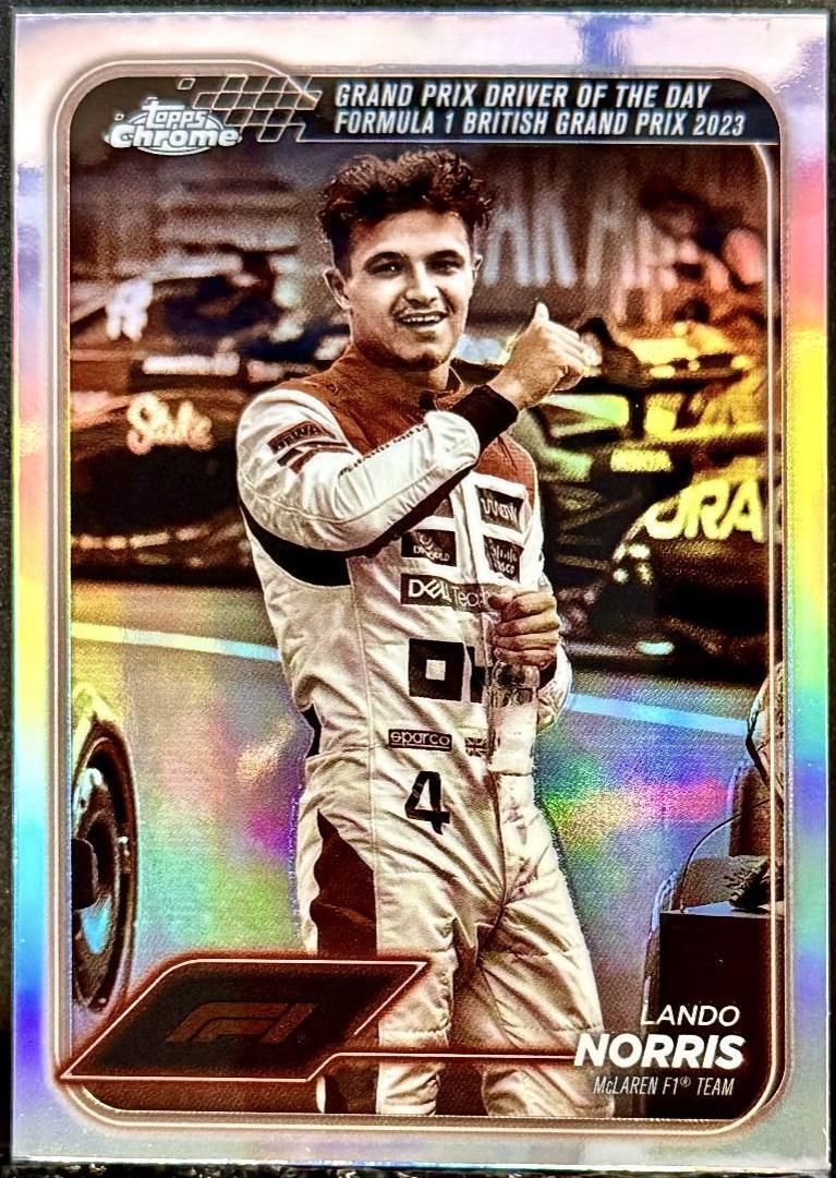 Lando Norris [Sepia Refractor] #168
