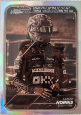 Lando Norris [Sepia Refractor] #176