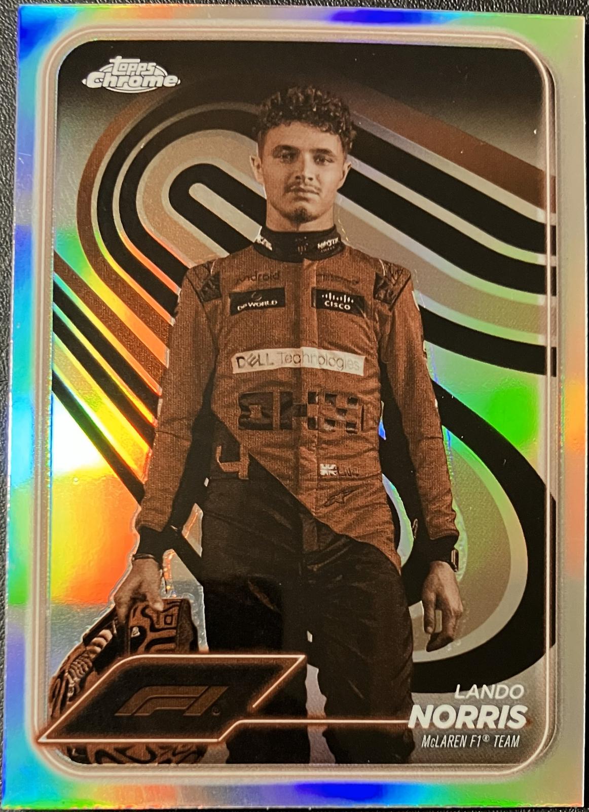 Lando Norris [Sepia Refractor] #7