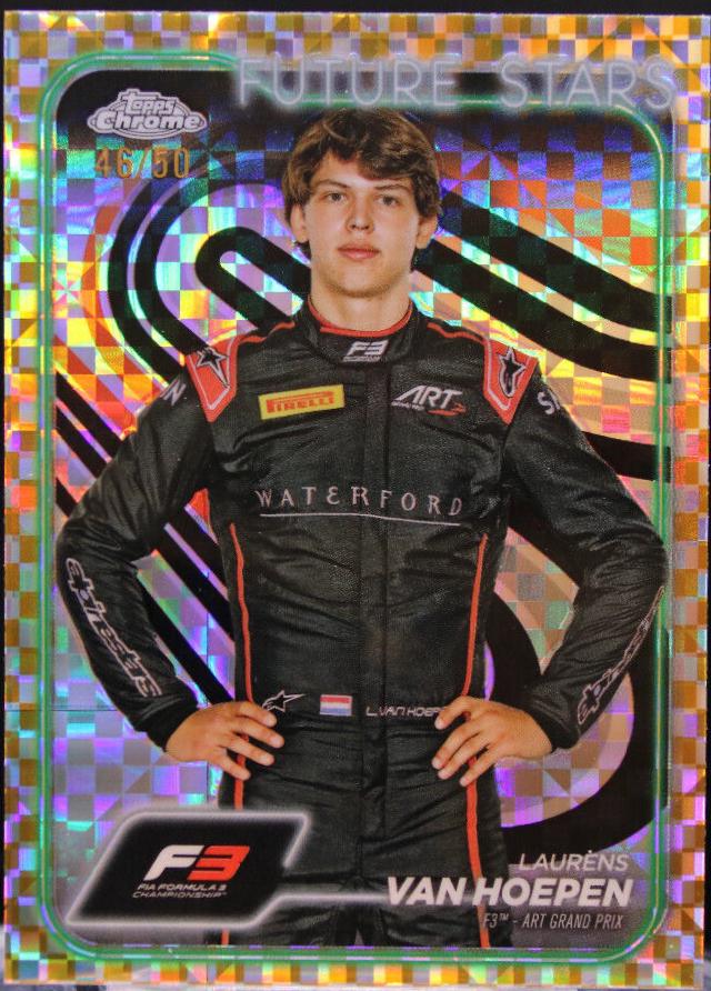 Laurens van Hoepen [Checker Flag Gold Refractor] #65