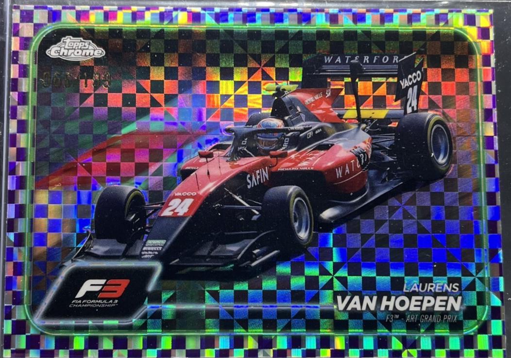 Laurens van Hoepen [Checker Flag Purple Refractor] #137