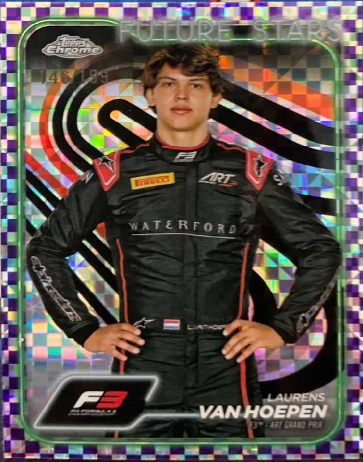 Laurens van Hoepen [Checker Flag Purple Refractor] #65