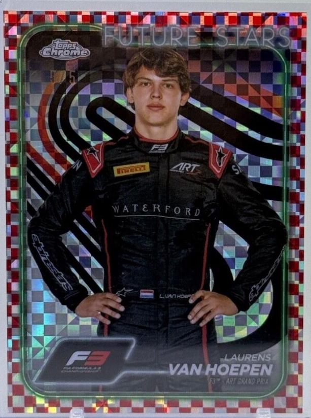 Laurens van Hoepen [Checker Flag Red Refractor] #65