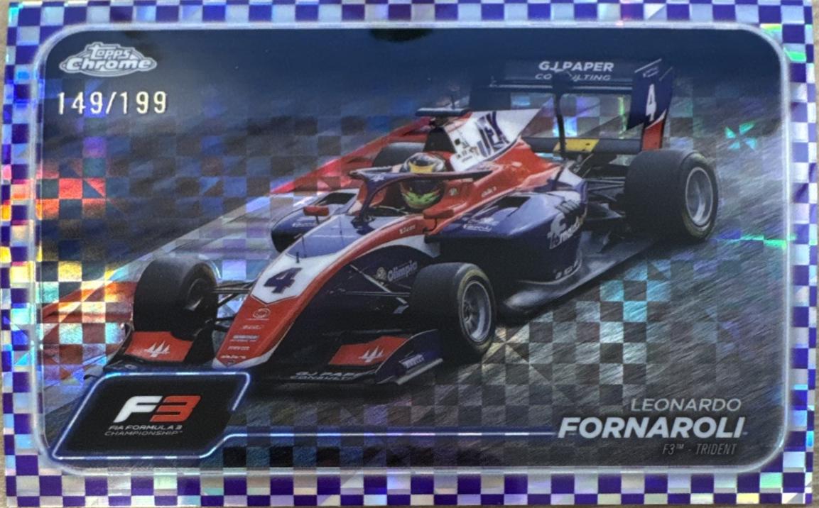 Leonardo Fornaroli [Checker Flag Purple Refractor] #118