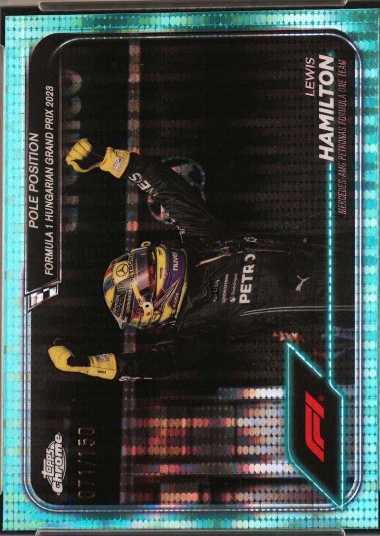 Lewis Hamilton [Aqua Sonar Refractor] #158