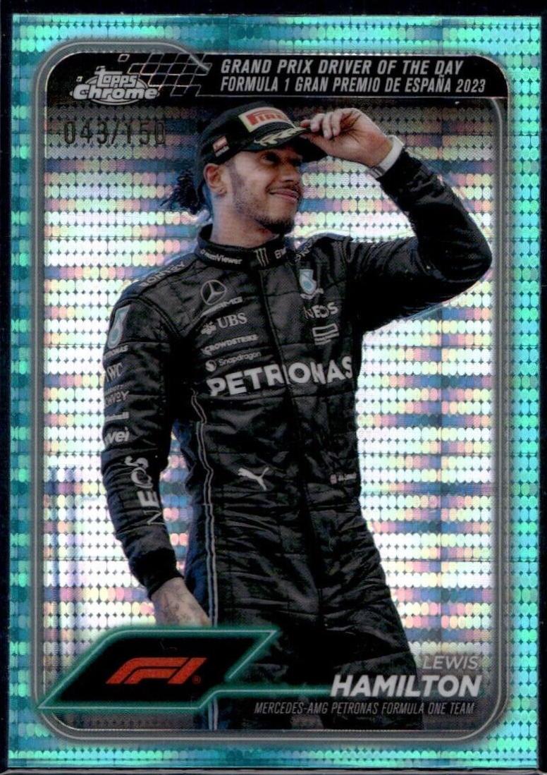 Lewis Hamilton [Aqua Sonar Refractor] #165
