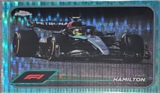 Lewis Hamilton [Aqua Sonar Refractor] #78
