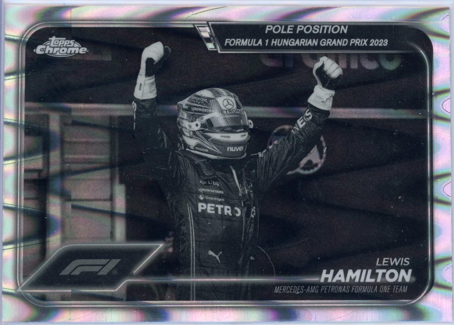 Lewis Hamilton [Black RayWave Refractor] #158