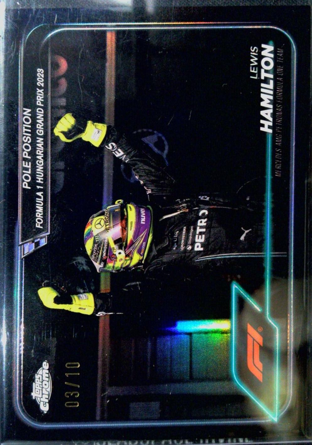 Lewis Hamilton [Black Refractor] #158