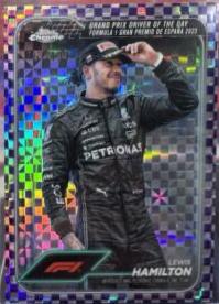 Lewis Hamilton [Checker Flag Purple Refractor] #6