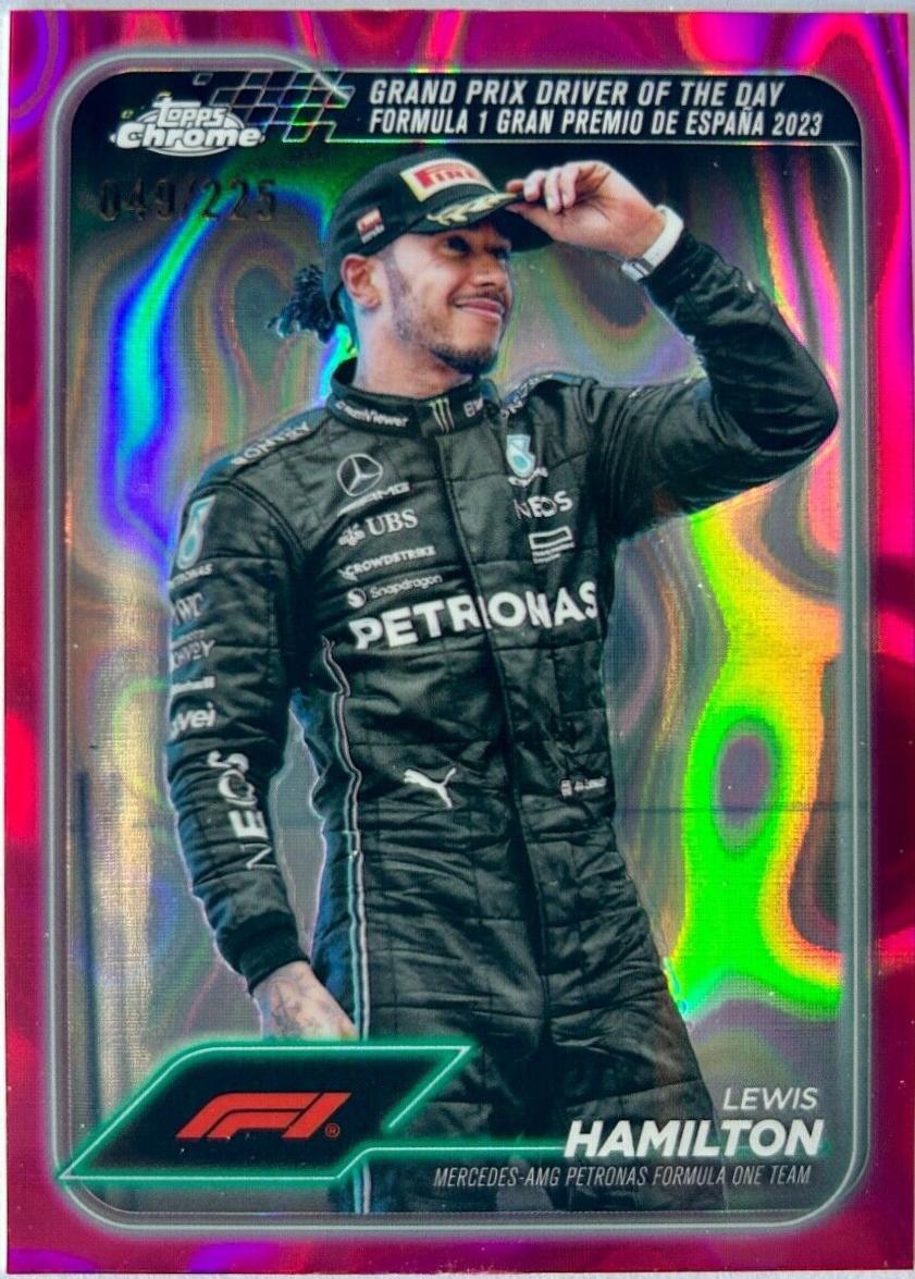 Lewis Hamilton [Fuchsia Lava Refractor] #165