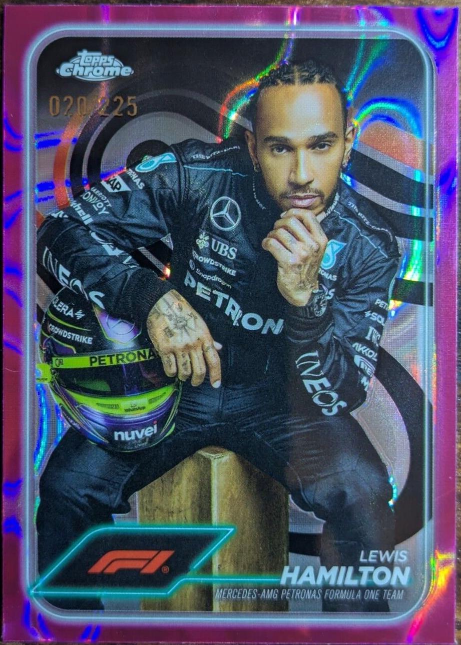 Lewis Hamilton [Fuchsia Lava Refractor] #6