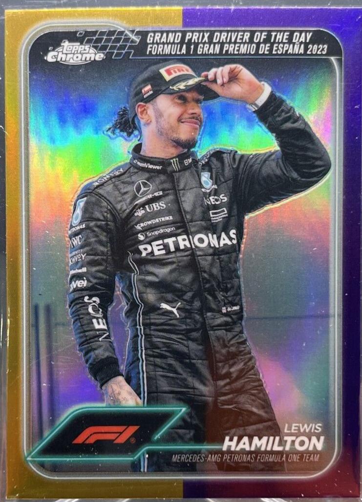 Lewis Hamilton [Gold Purple Refractor] #165