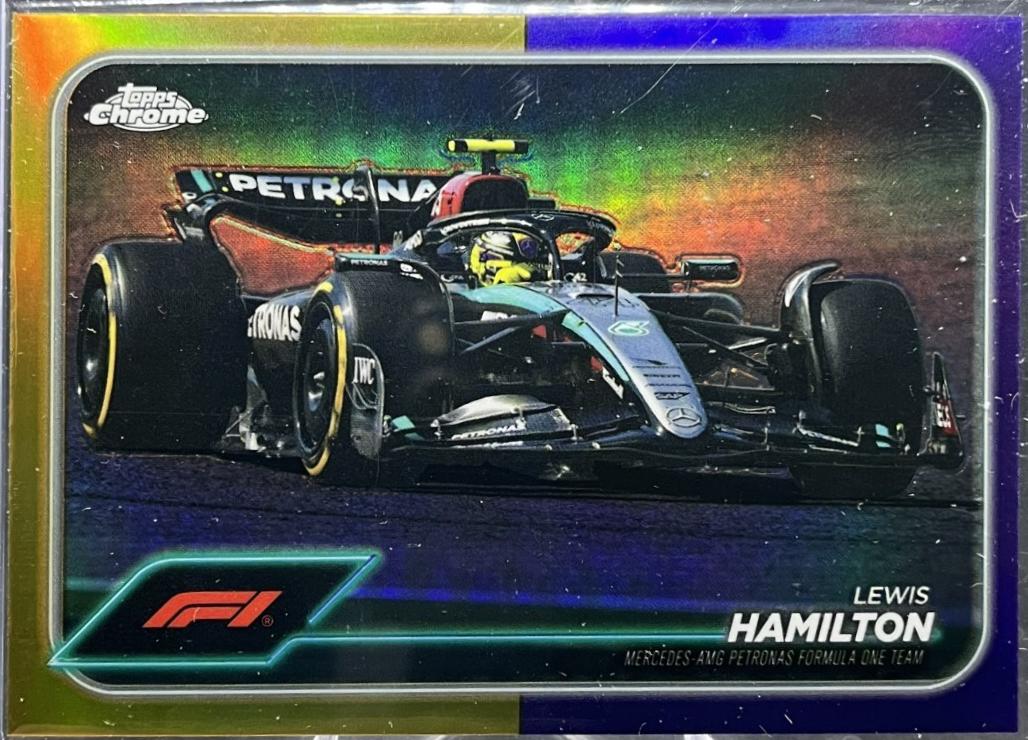 Lewis Hamilton [Gold Purple Refractor] #78