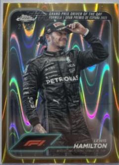 Lewis Hamilton [Gold RayWave Refractor] #165