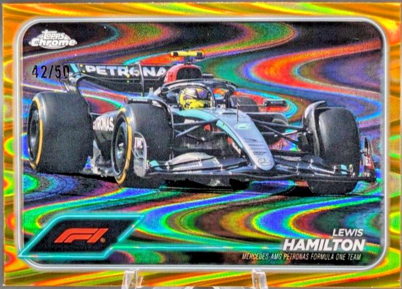 Lewis Hamilton [Gold RayWave Refractor] #78