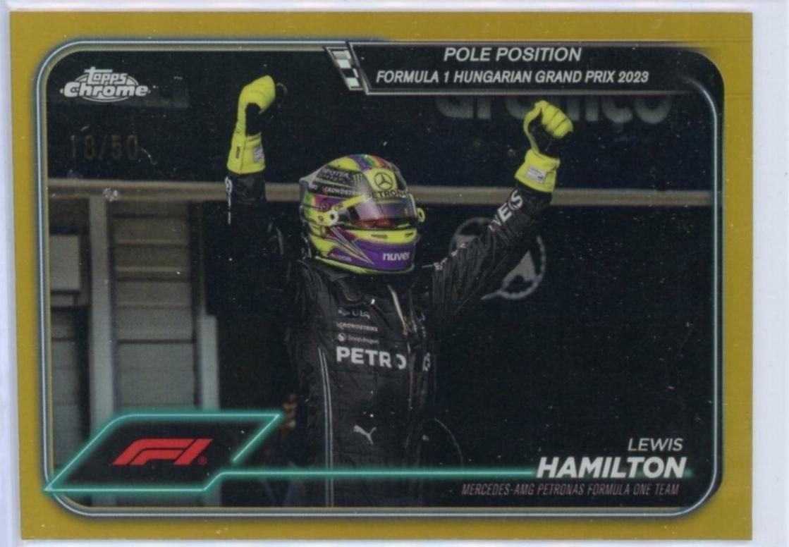 Lewis Hamilton [Gold Refractor] #158
