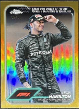 Lewis Hamilton [Gold Refractor] #165