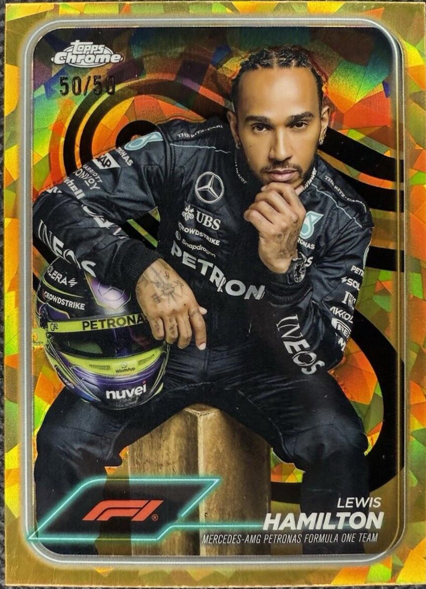 Lewis Hamilton [Gold Refractor] #6