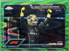 Lewis Hamilton [Green RayWave Refractor] #158