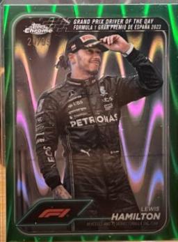 Lewis Hamilton [Green RayWave Refractor] #165
