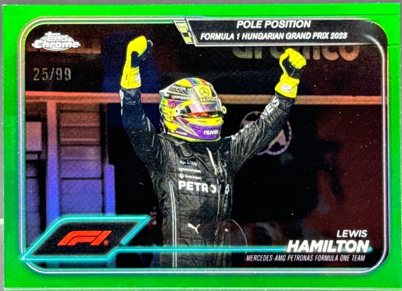 Lewis Hamilton [Green Refractor] #158