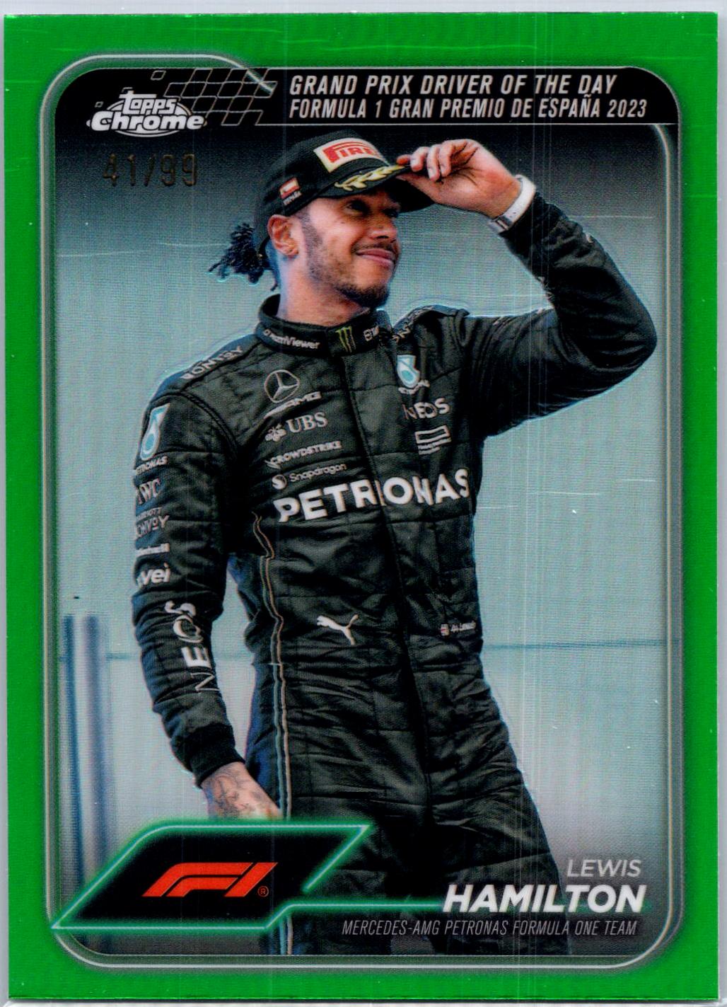 Lewis Hamilton [Green Refractor] #165