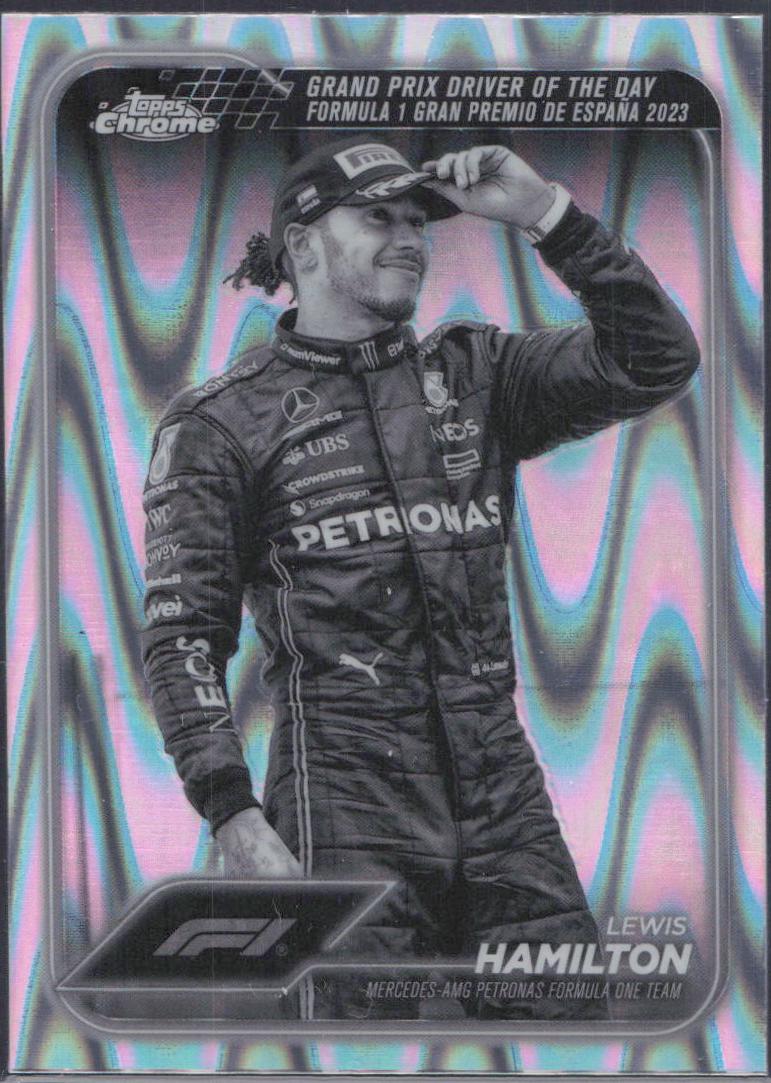 Lewis Hamilton [Orange RayWave Refractor] #165