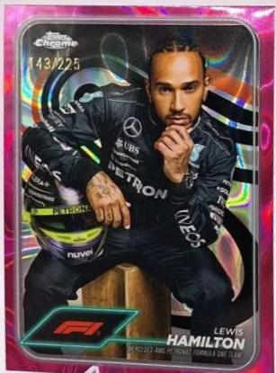 Lewis Hamilton [Orange RayWave Refractor] #6