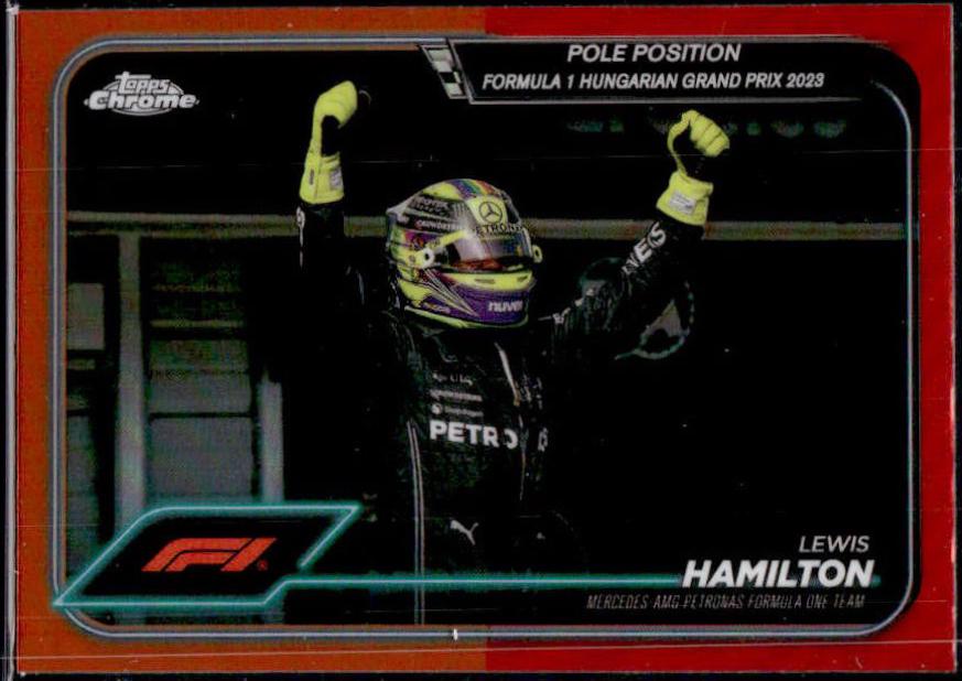 Lewis Hamilton [Orange Red Refractor] #158