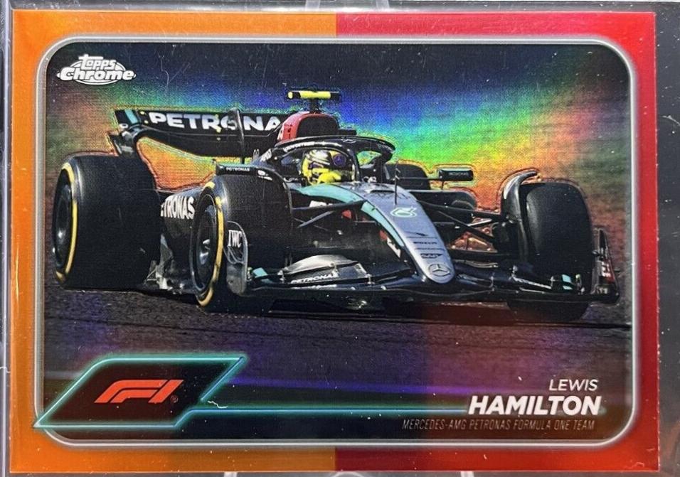 Lewis Hamilton [Orange Red Refractor] #78