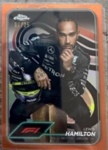 Lewis Hamilton [Orange Refractor] #6