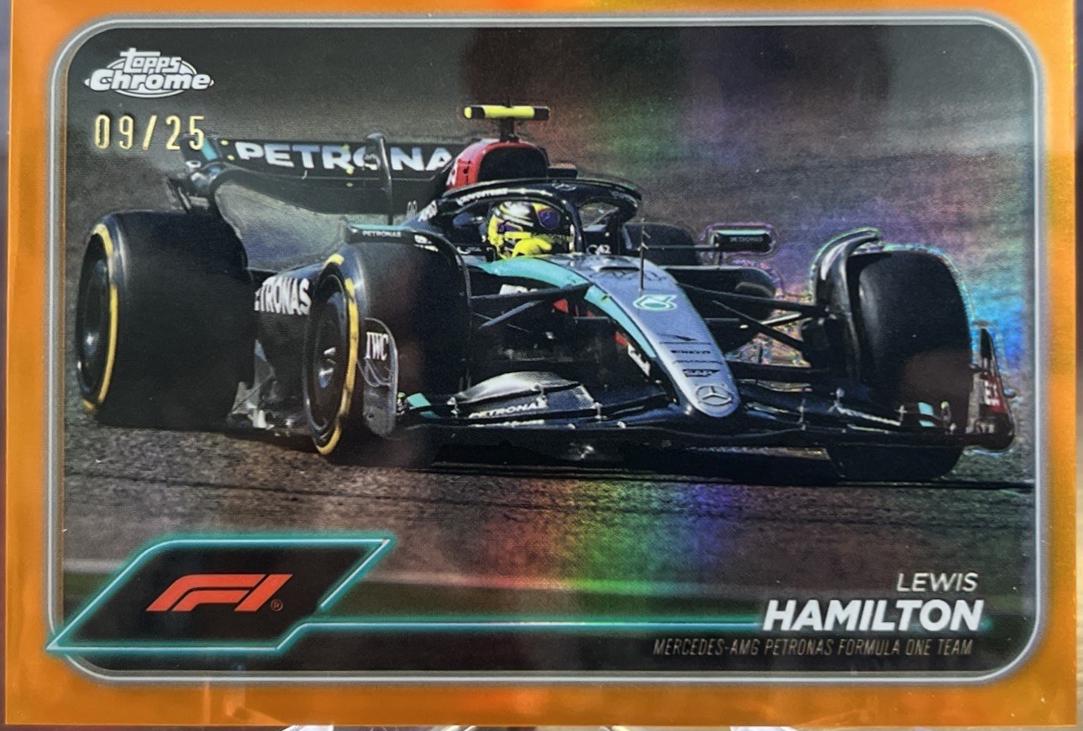 Lewis Hamilton [Orange Refractor] #78