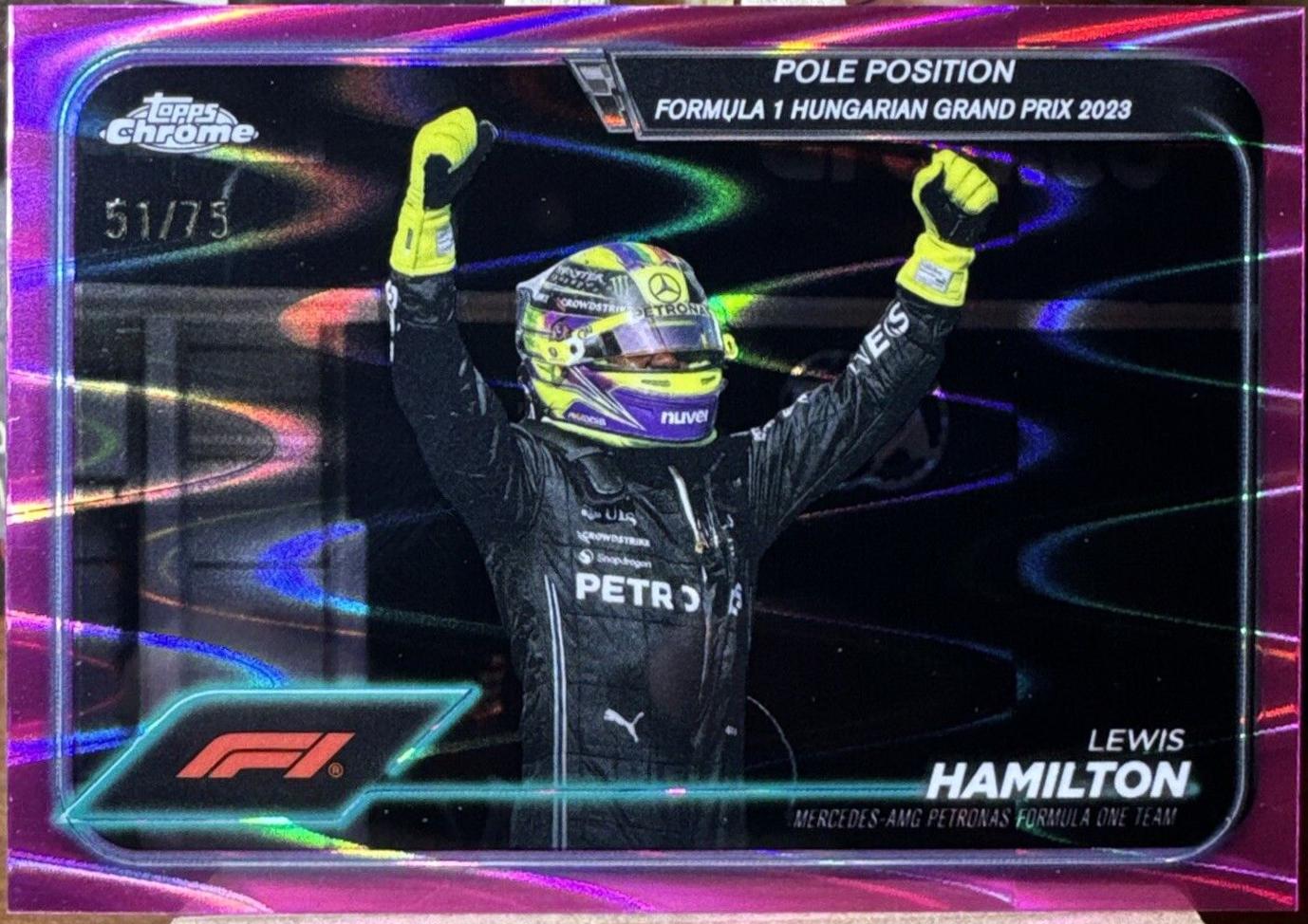 Lewis Hamilton [Pink RayWave Refractor] #158