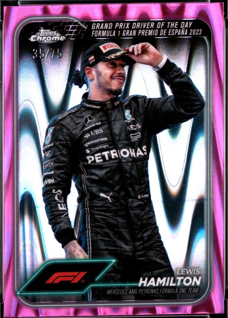 Lewis Hamilton [Pink RayWave Refractor] #165