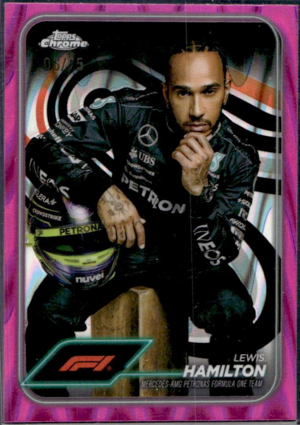 Lewis Hamilton [Pink RayWave Refractor] #6