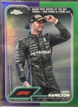 Lewis Hamilton [Purple Green Refractor] #165