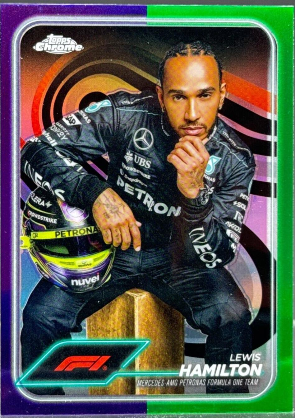 Lewis Hamilton [Purple Green Refractor] #6
