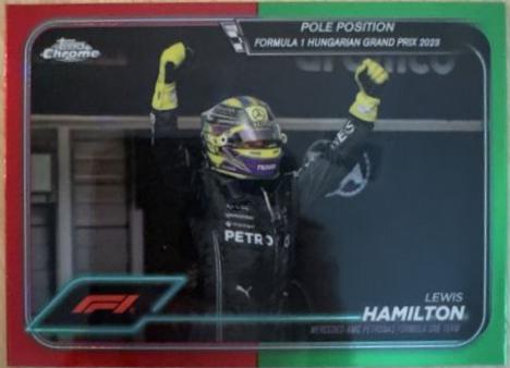 Lewis Hamilton [Red Green Refractor] #158