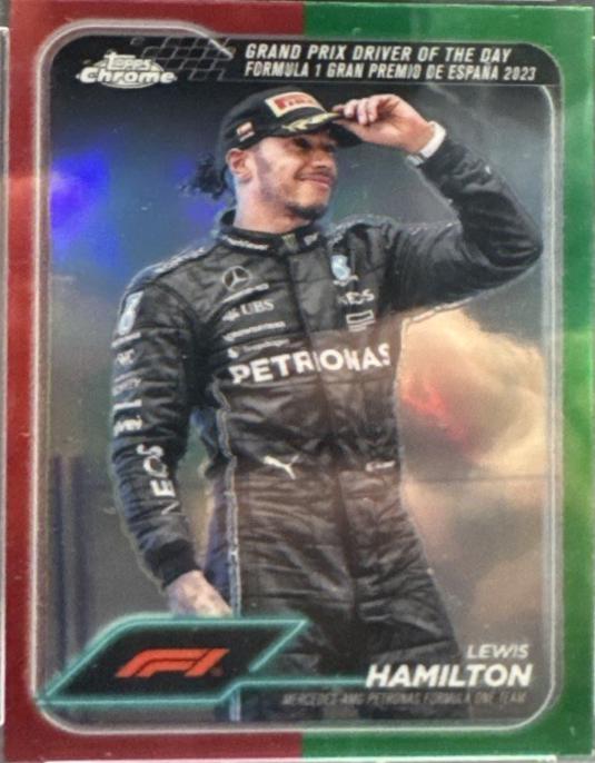 Lewis Hamilton [Red Green Refractor] #165