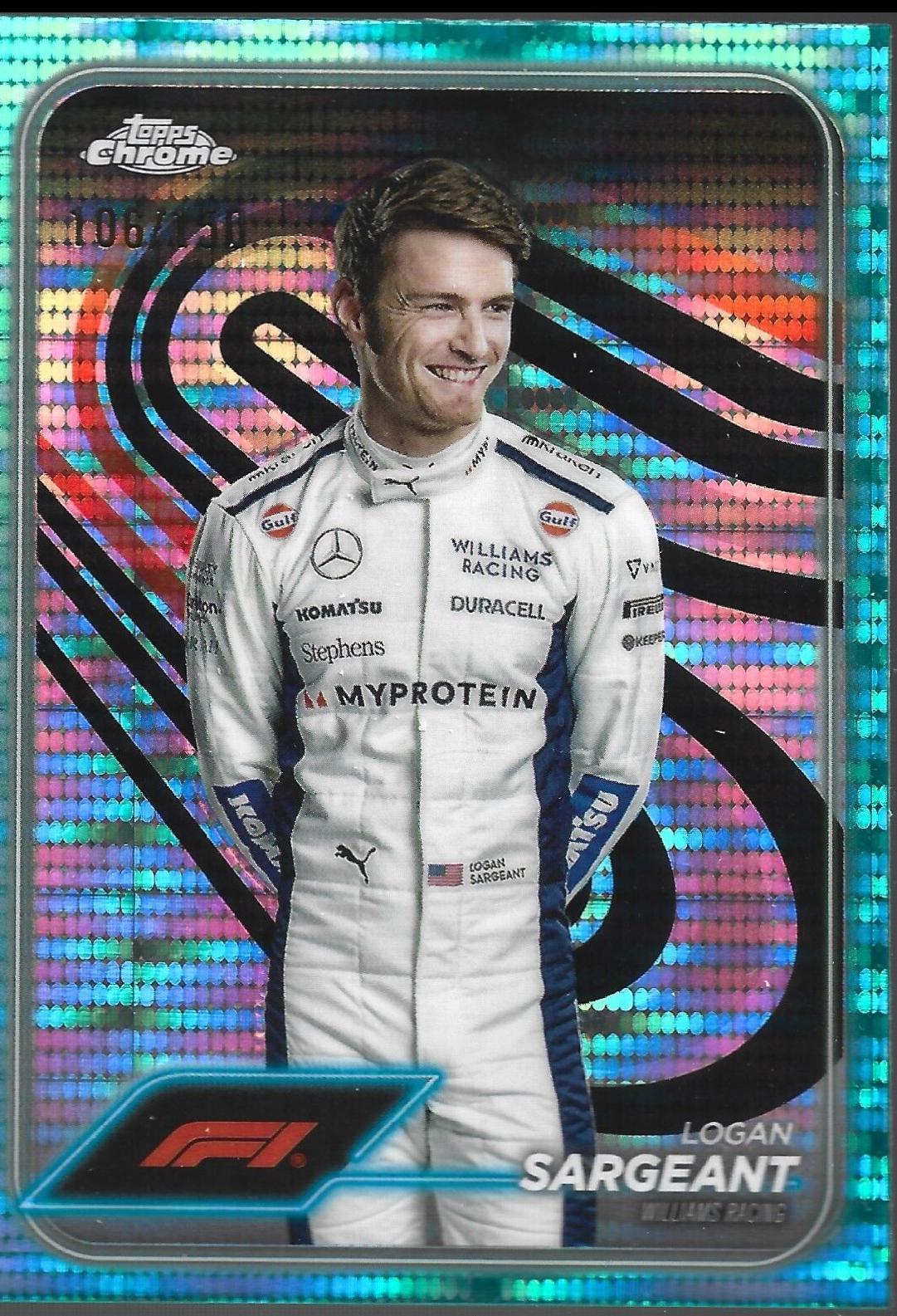 Logan Sargeant [Aqua Sonar Refractor] #20