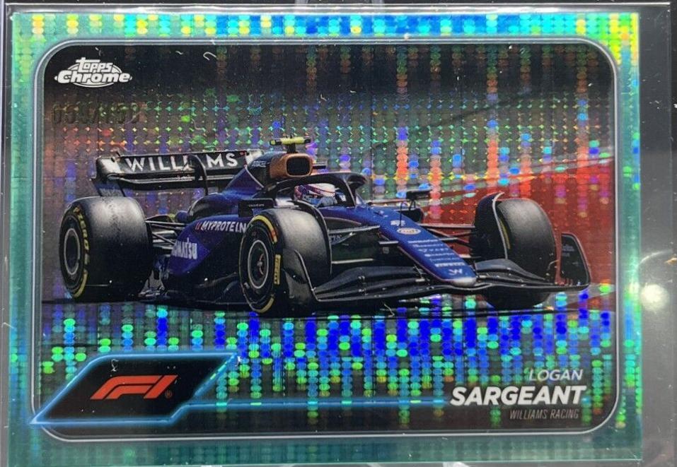 Logan Sargeant [Aqua Sonar Refractor] #92