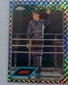 Logan Sargeant [Checker Flag Refractor] #186