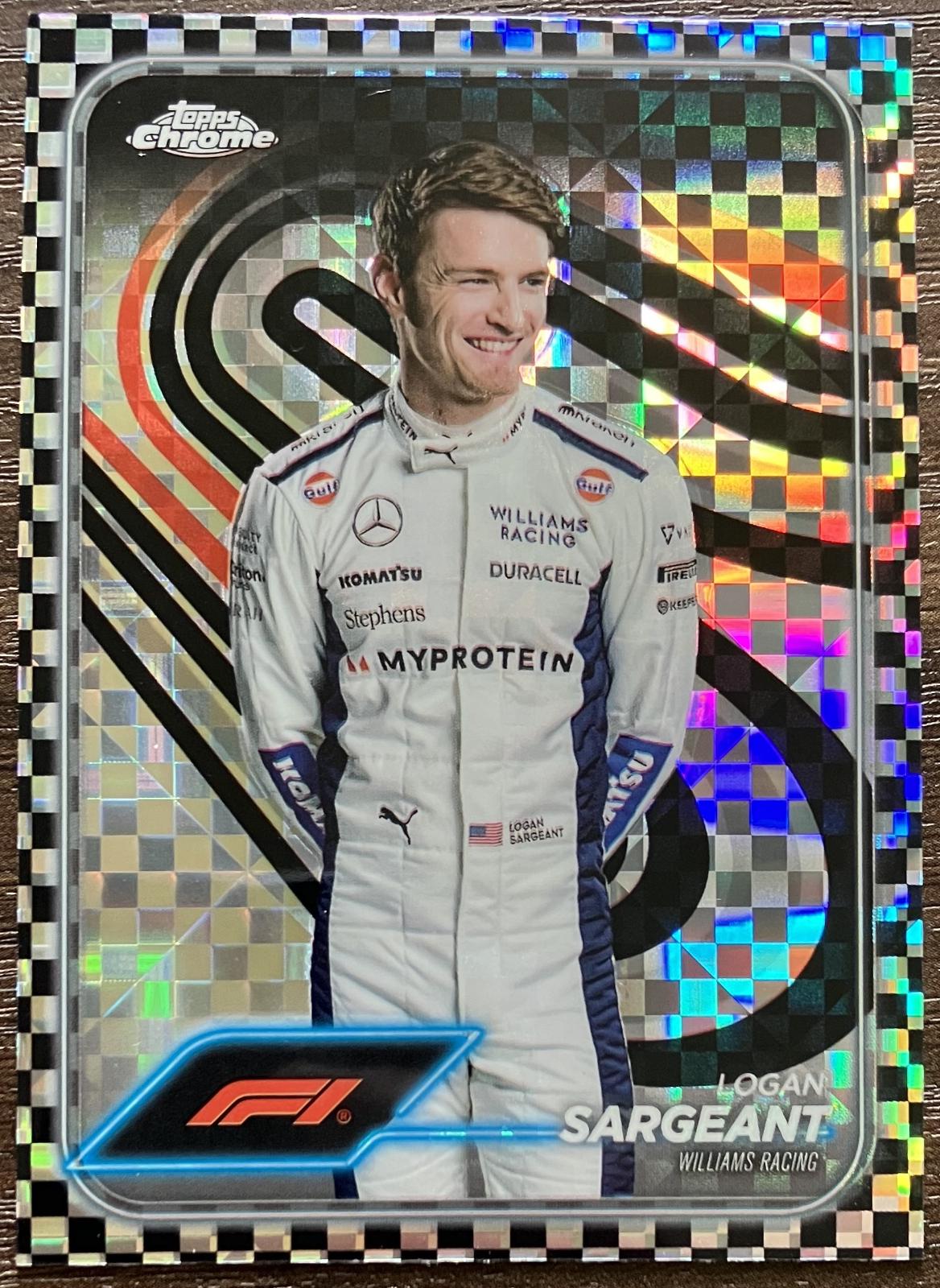 Logan Sargeant [Checker Flag Refractor] #20